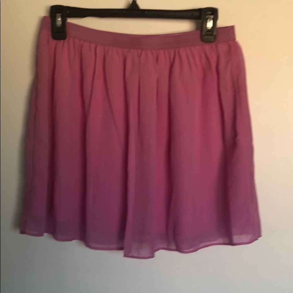 Pink skater skirt